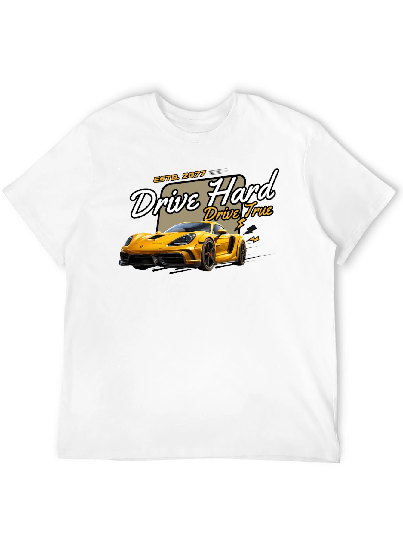 Drive Hard T-Shirt - Car Graphic Tee