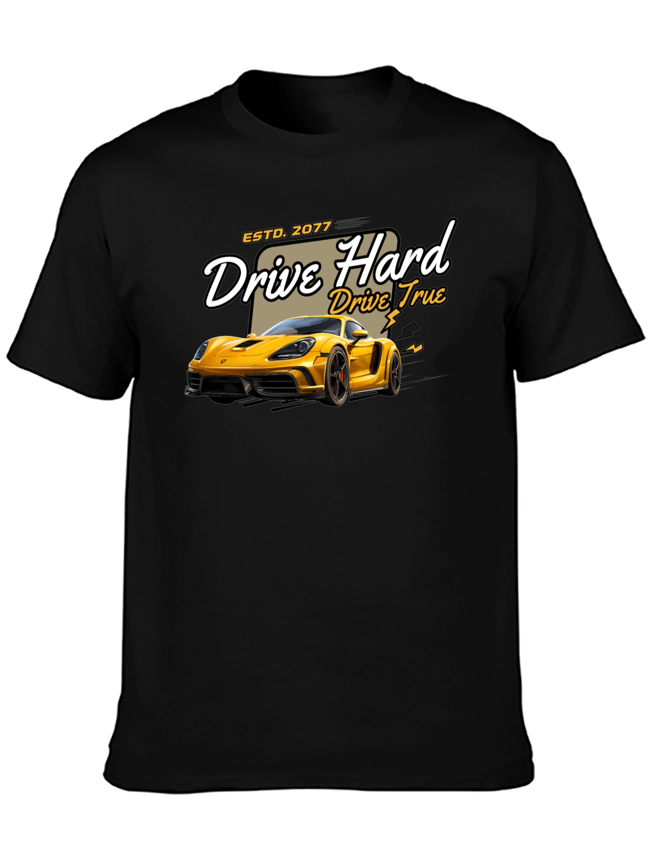 Drive Hard T-Shirt - Car Graphic Tee