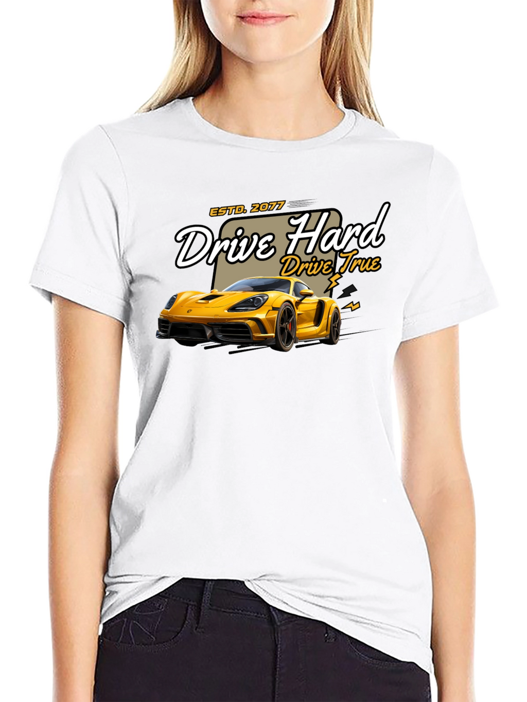 Drive Hard T-Shirt - Car Graphic Tee