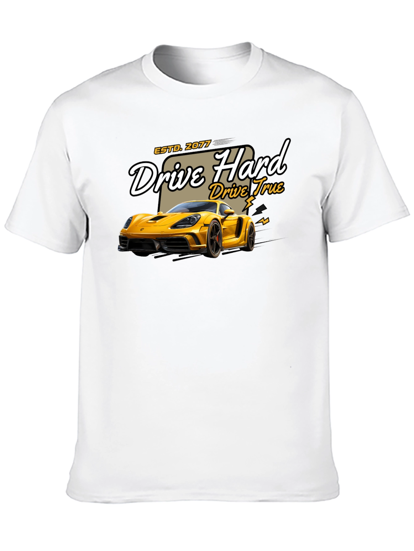 Drive Hard T-Shirt - Car Graphic Tee