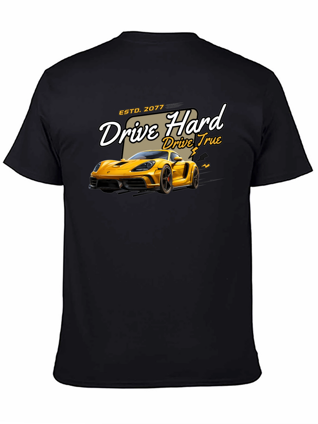 Drive Hard T-Shirt - Car Graphic Tee