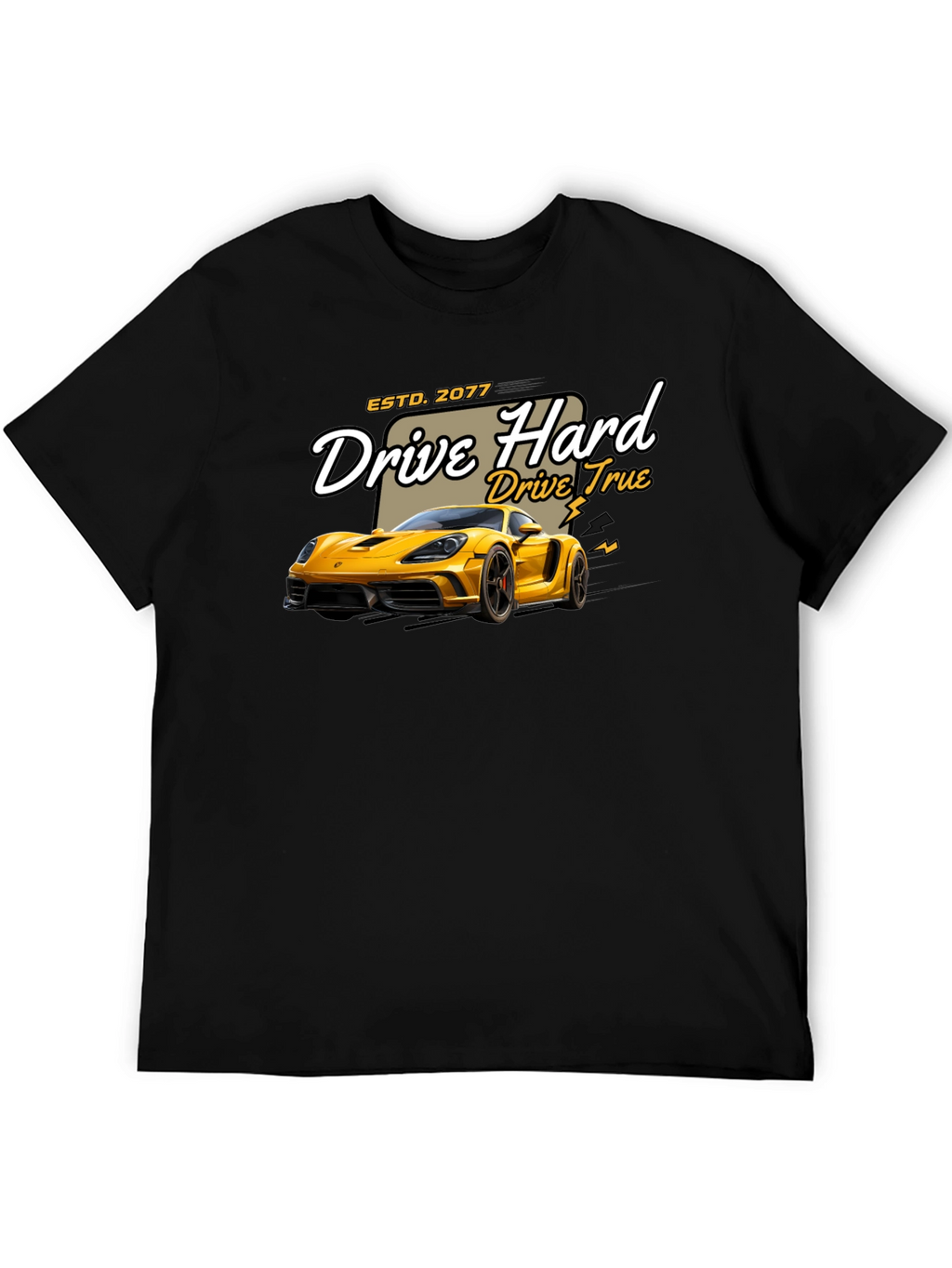 Drive Hard T-Shirt - Car Graphic Tee