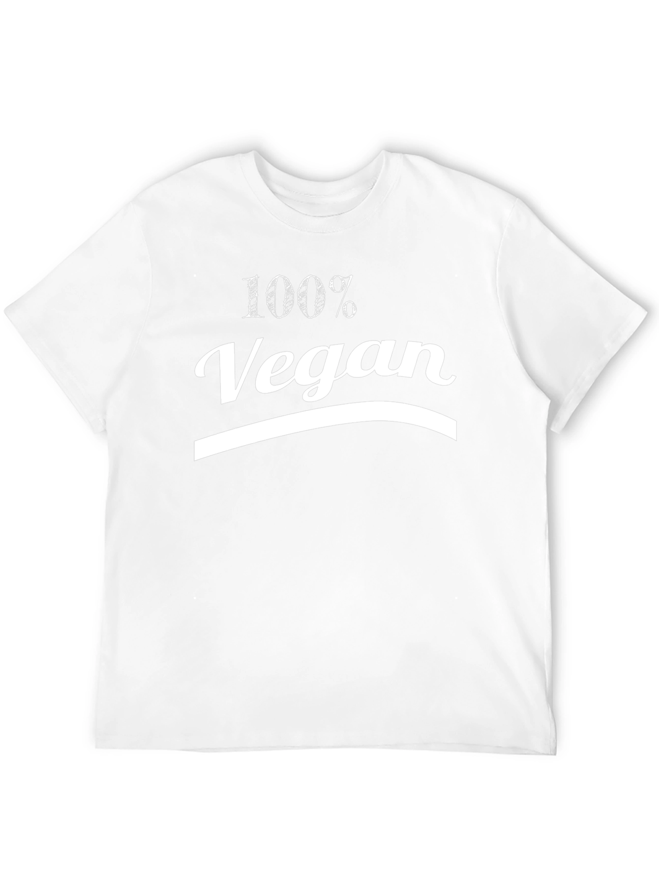 100% Vegan Black T-Shirt - Ethical & Stylish
