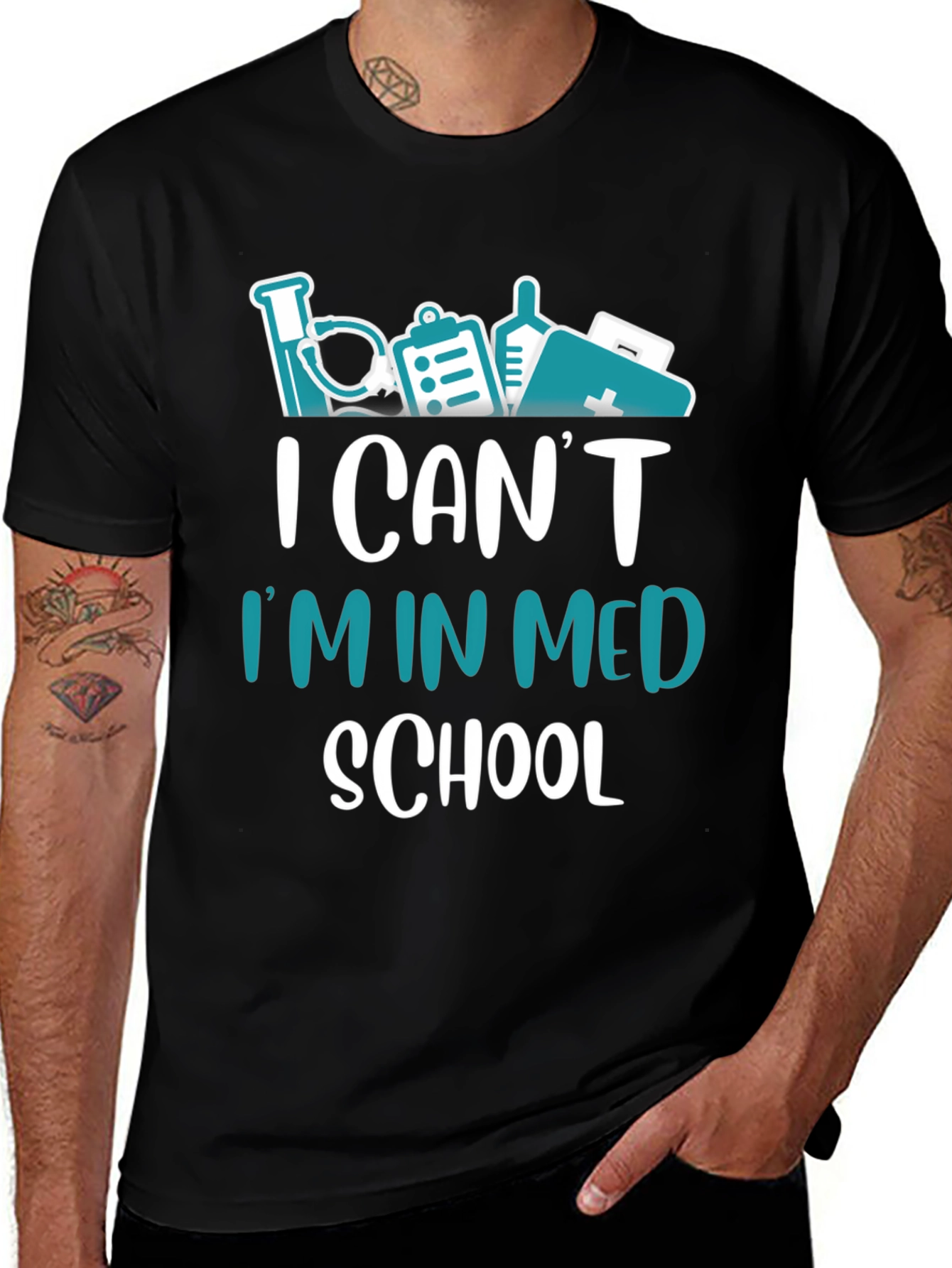Med School Student Graphic T-Shirt