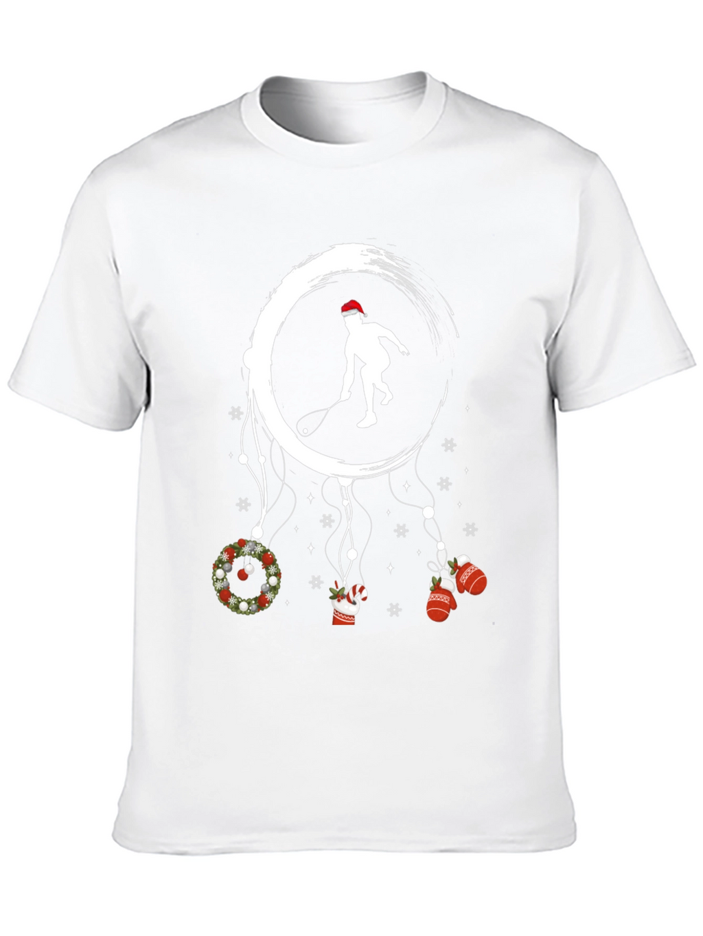 Holiday Squash Player Graphic Tee