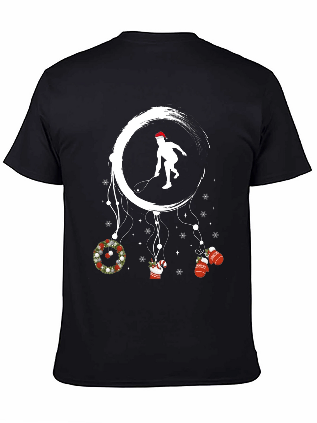 Holiday Squash Player Graphic Tee