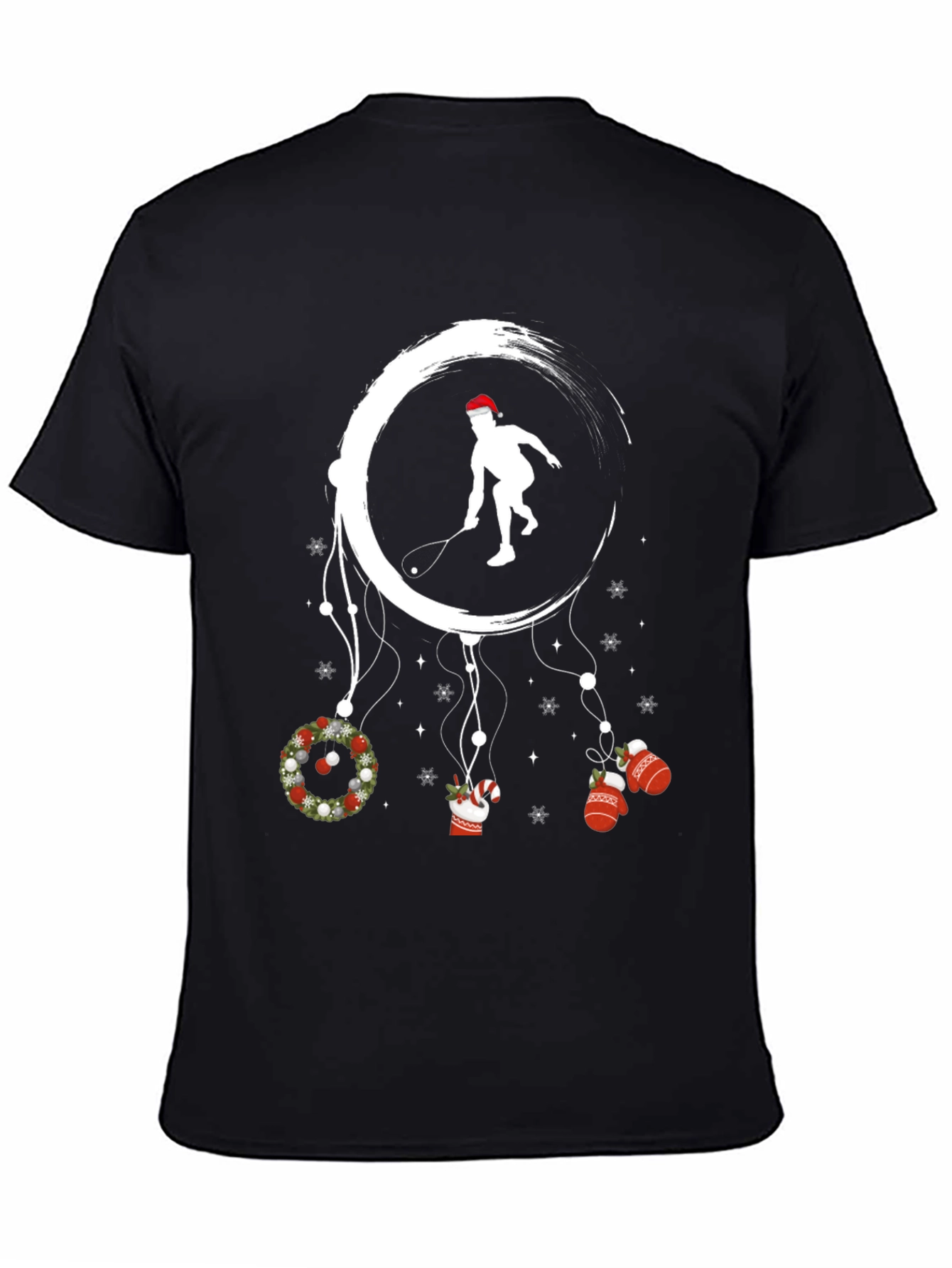 Holiday Squash Player Graphic Tee