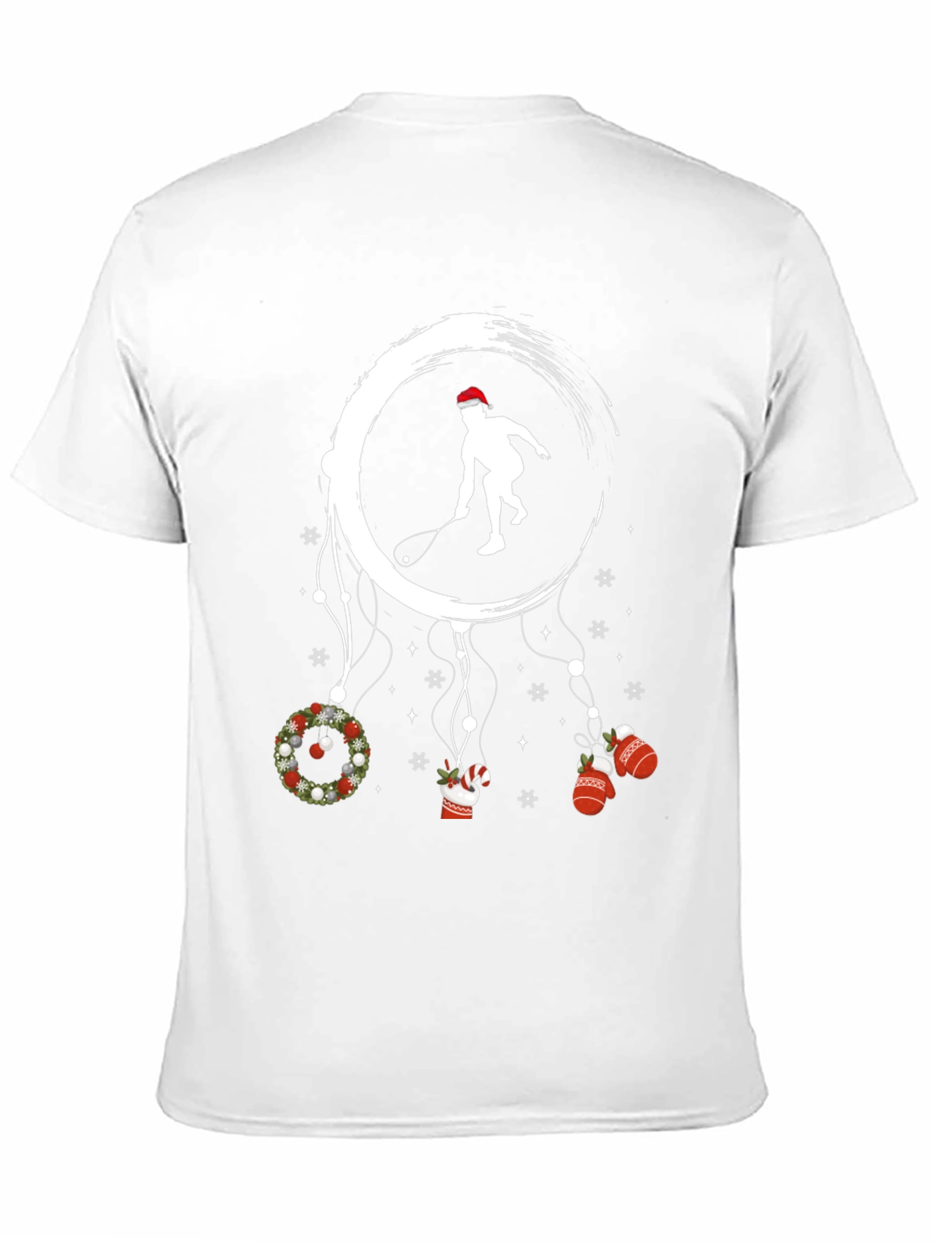Holiday Squash Player Graphic Tee