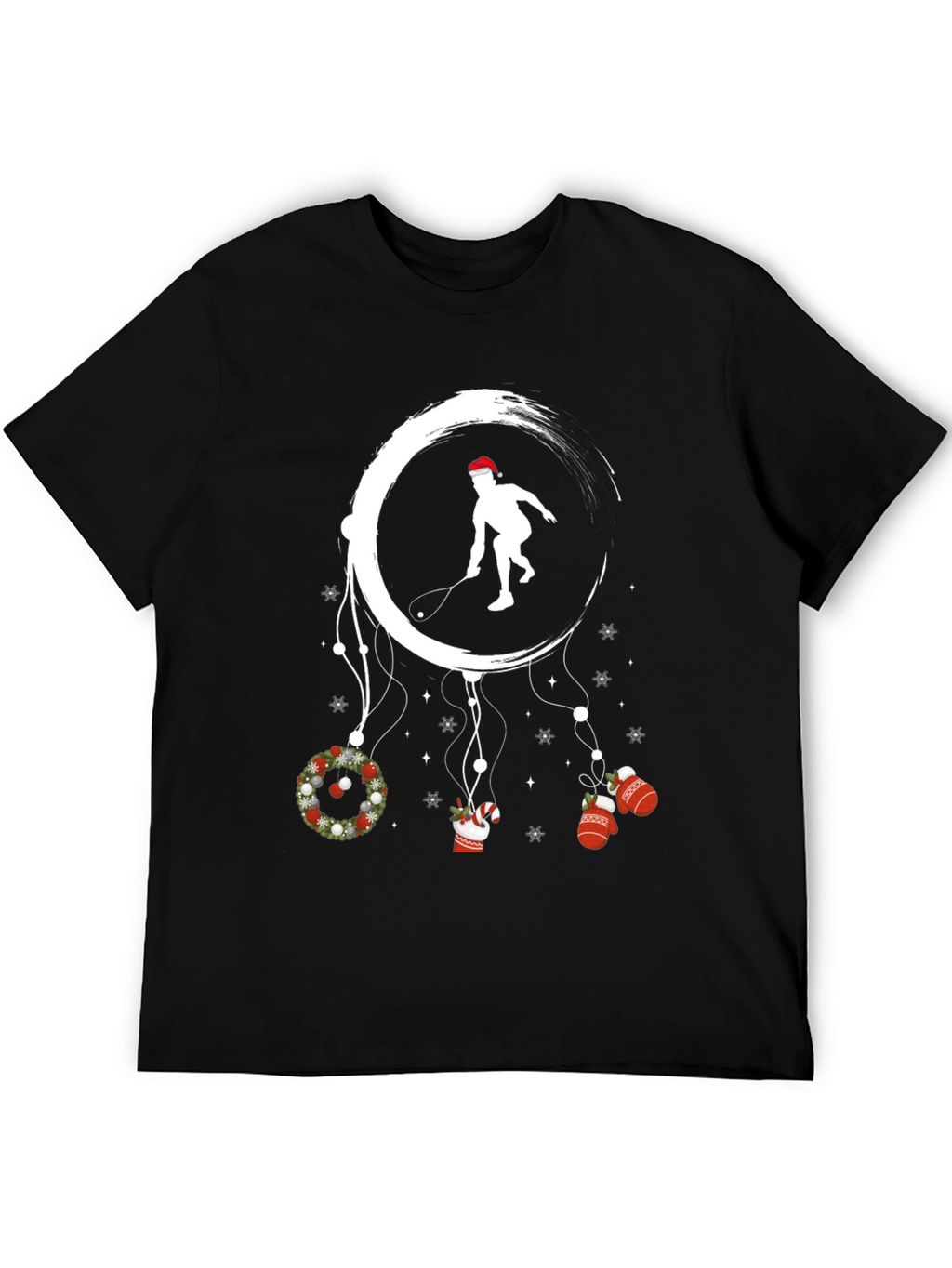 Holiday Squash Player Graphic Tee