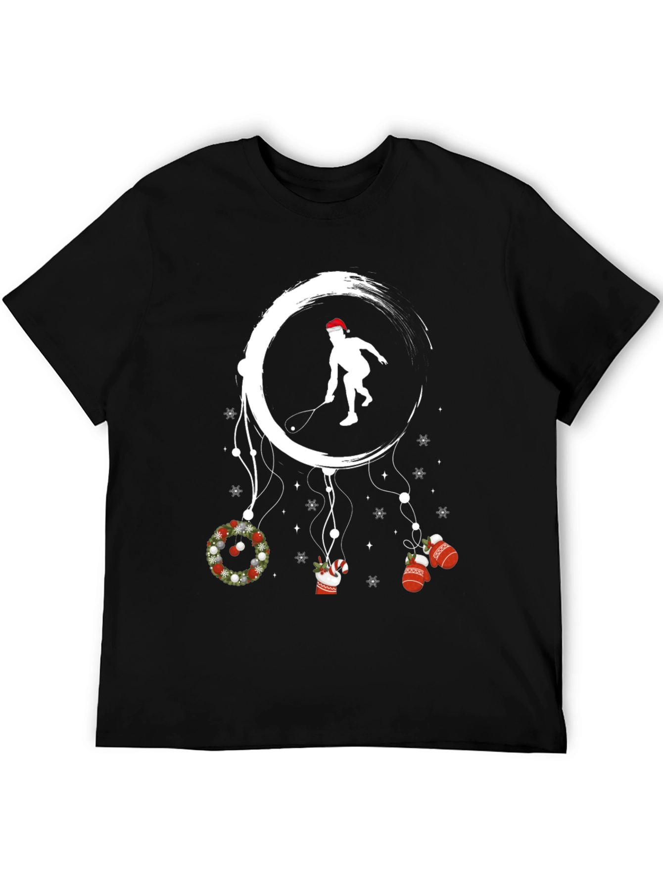 Holiday Squash Player Graphic Tee
