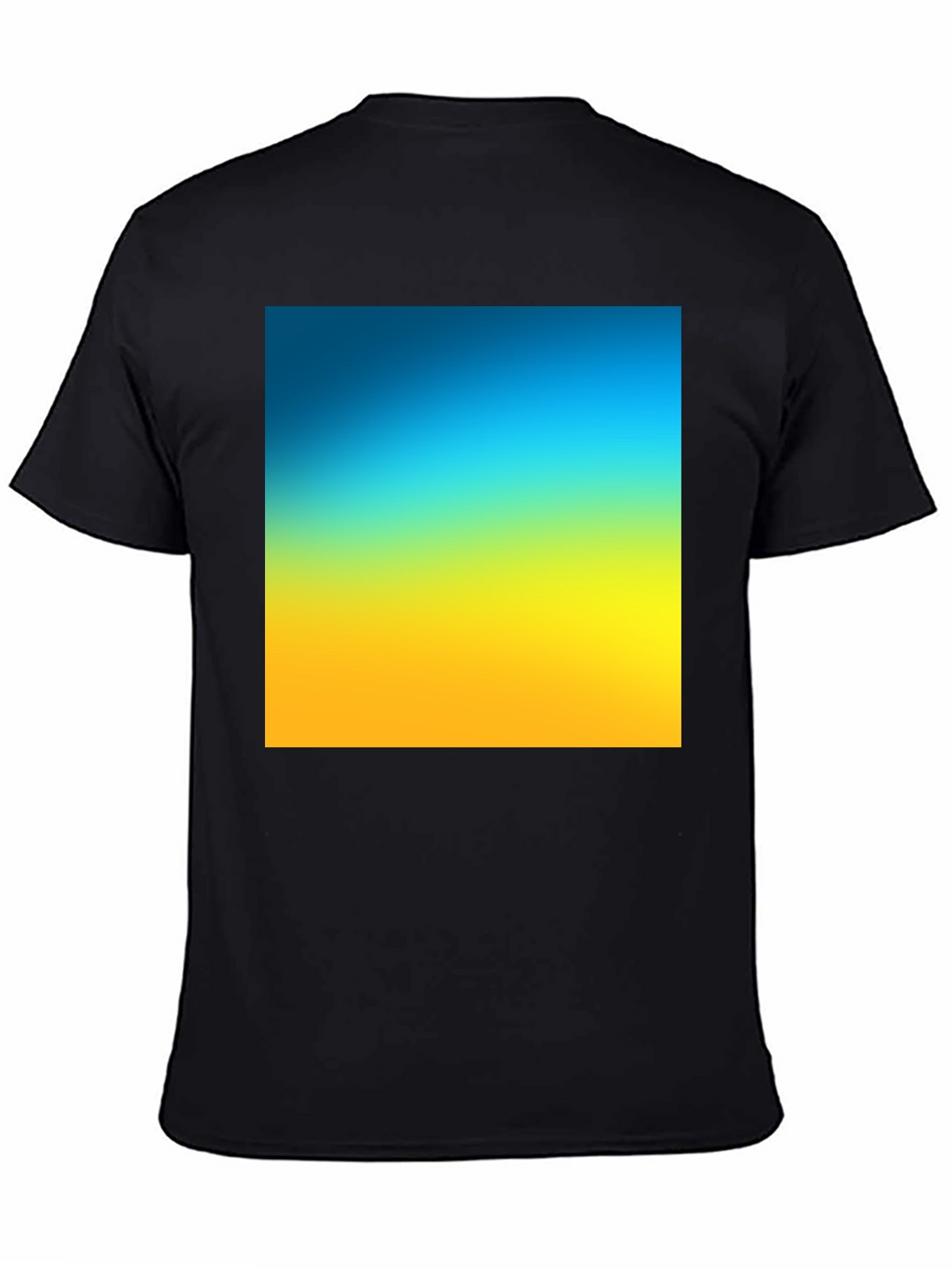 Gradient Tee - Blue to Yellow Fade