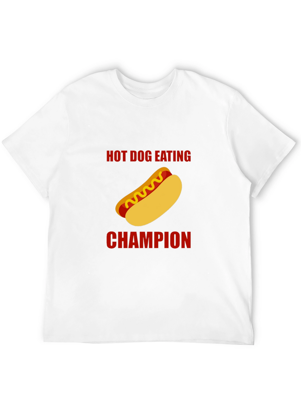 Hot Dog Eating Champion Graphic T-Shirt