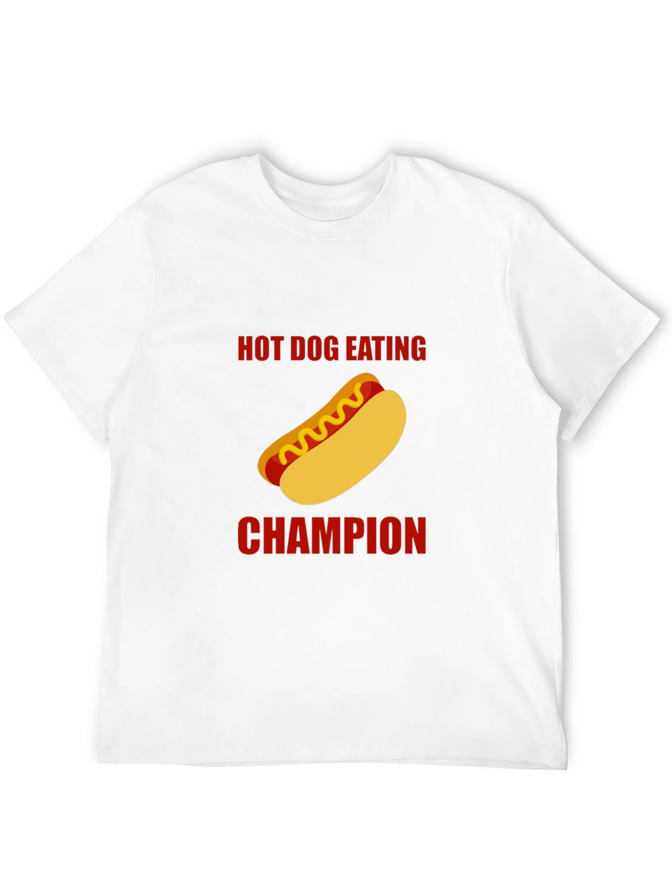 Hot Dog Eating Champion Graphic T-Shirt