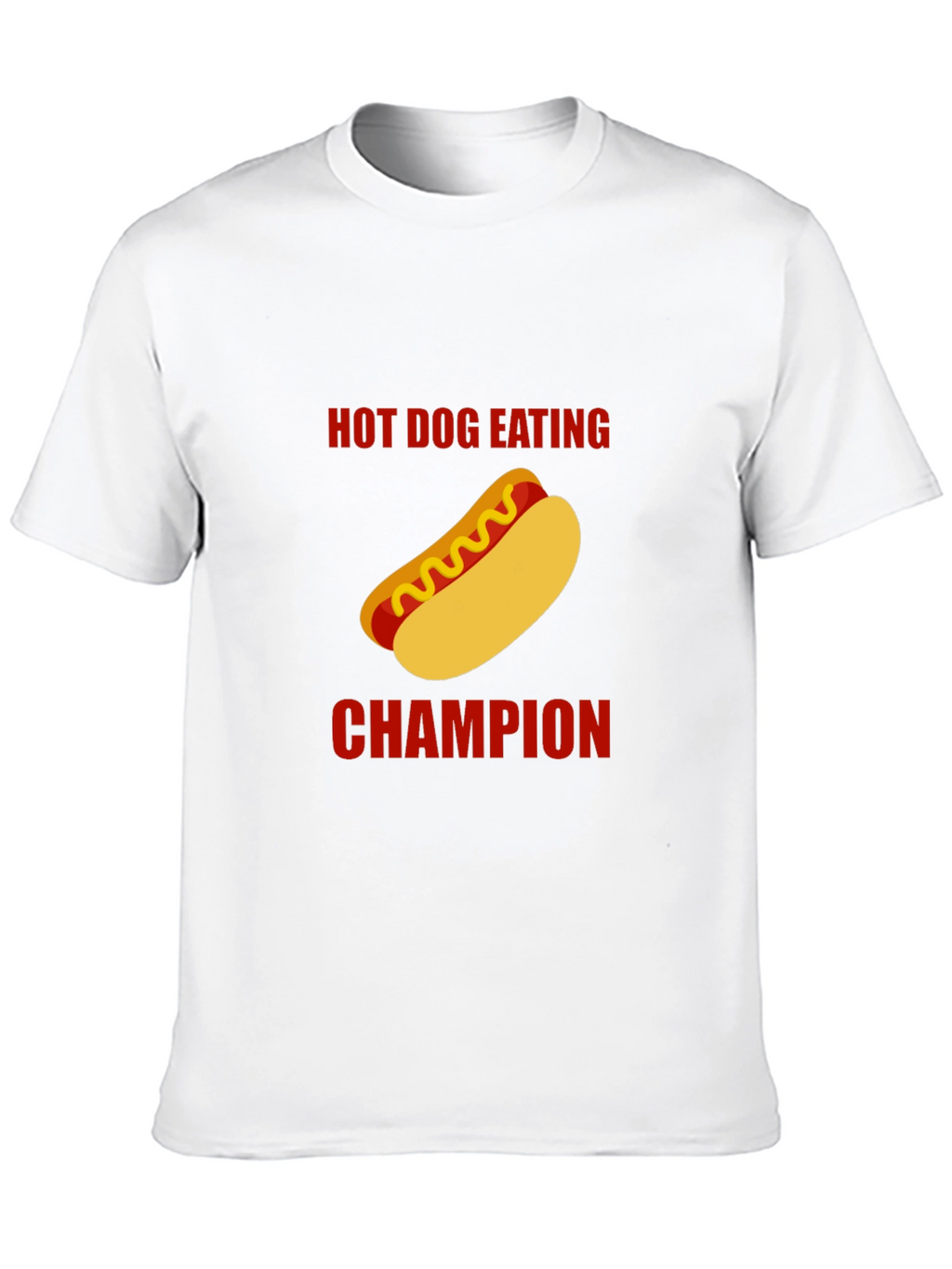 Hot Dog Eating Champion Graphic T-Shirt