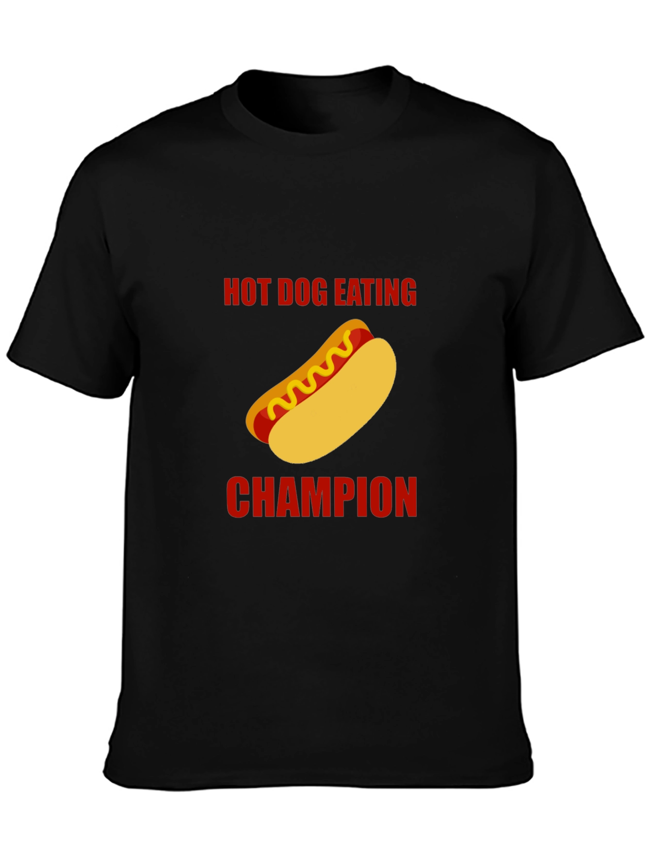 Hot Dog Eating Champion Graphic T-Shirt