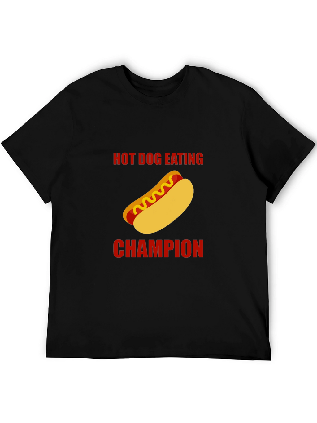Hot Dog Eating Champion Graphic T-Shirt