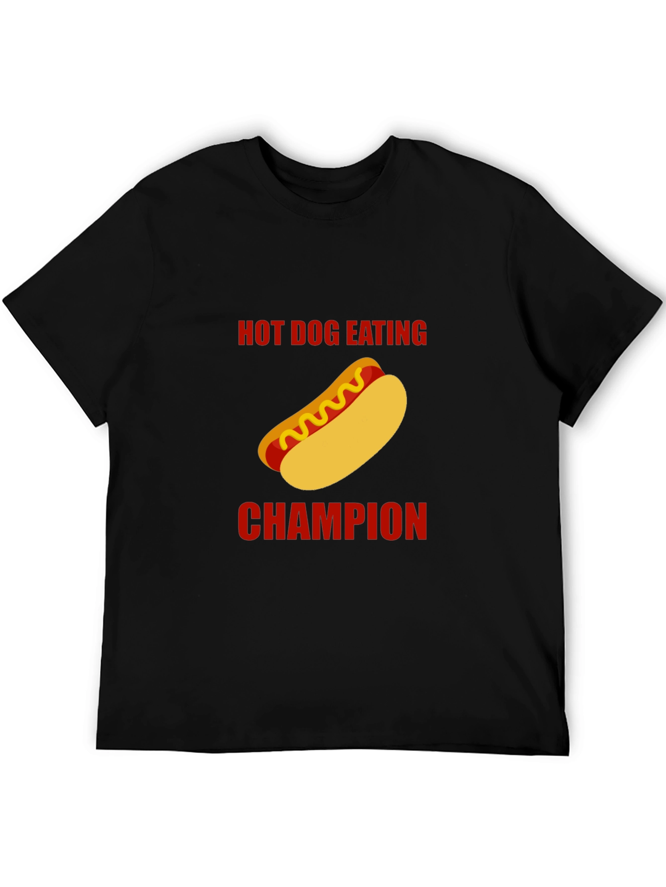 Hot Dog Eating Champion Graphic T-Shirt