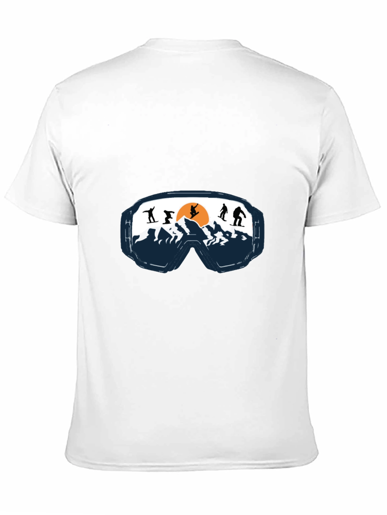 Ski Goggles Graphic Tee - Mountain Adventure Shirt