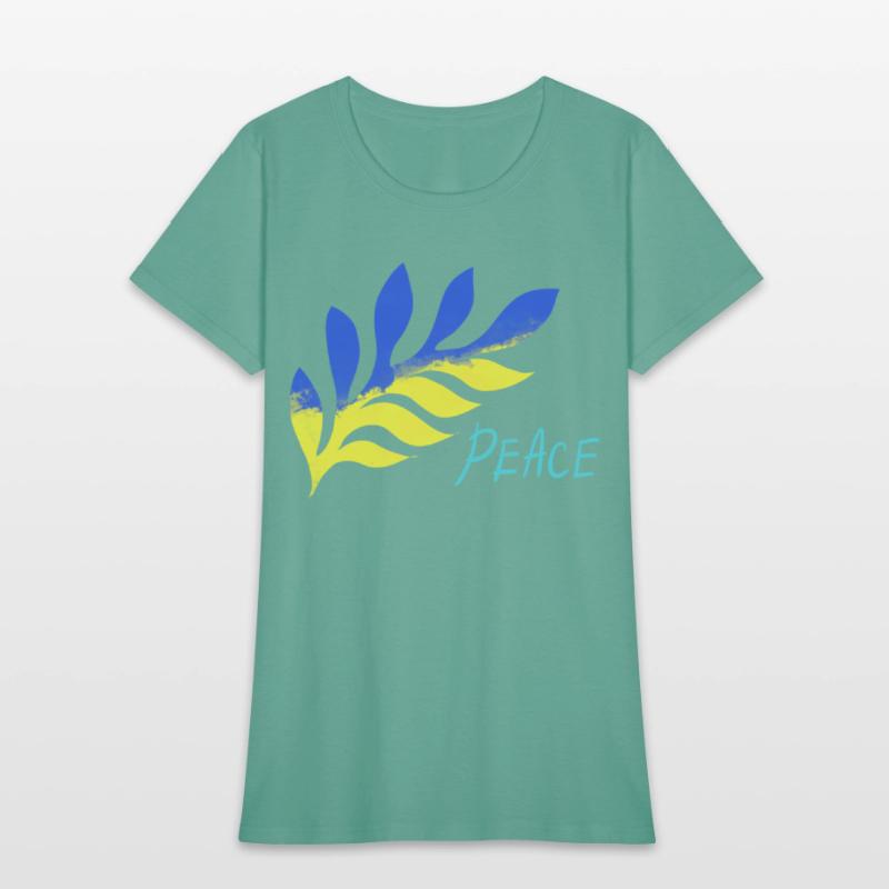 a branch of the color of the Ukrainian flag ...