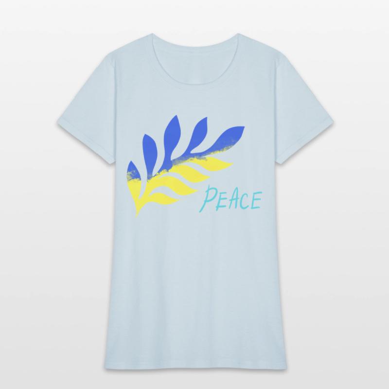 a branch of the color of the Ukrainian flag ...