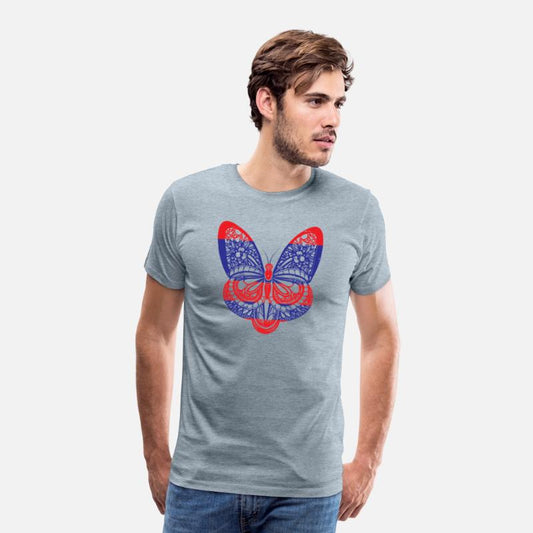 A butterfly Magic Logos and T shirt Design