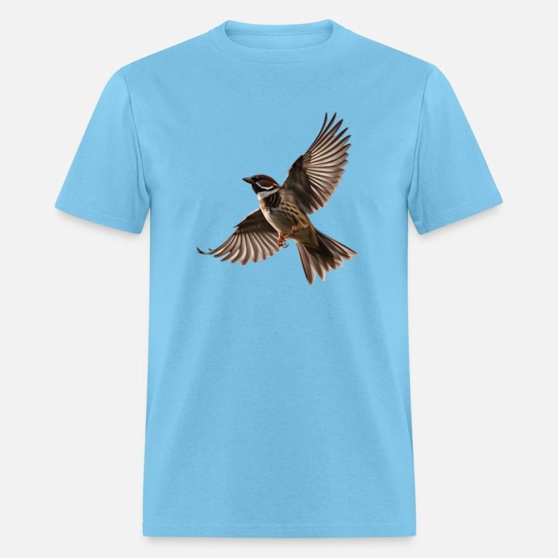 A close-up photo of a cute sparrow bird.