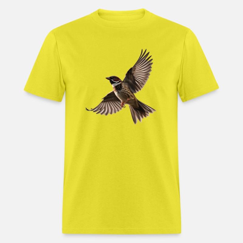 A close-up photo of a cute sparrow bird.