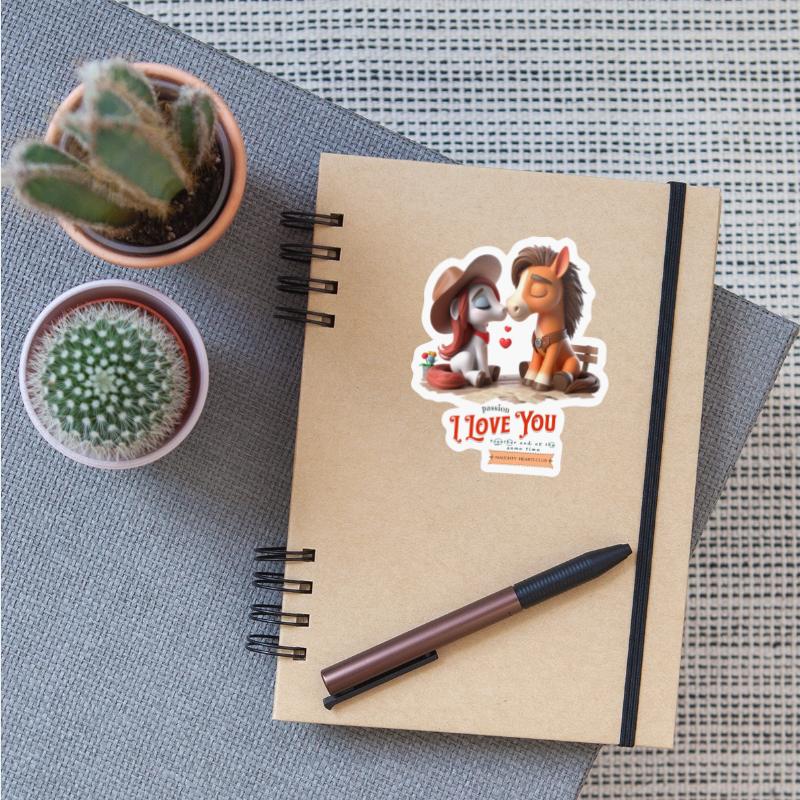 a colt and a mare in love