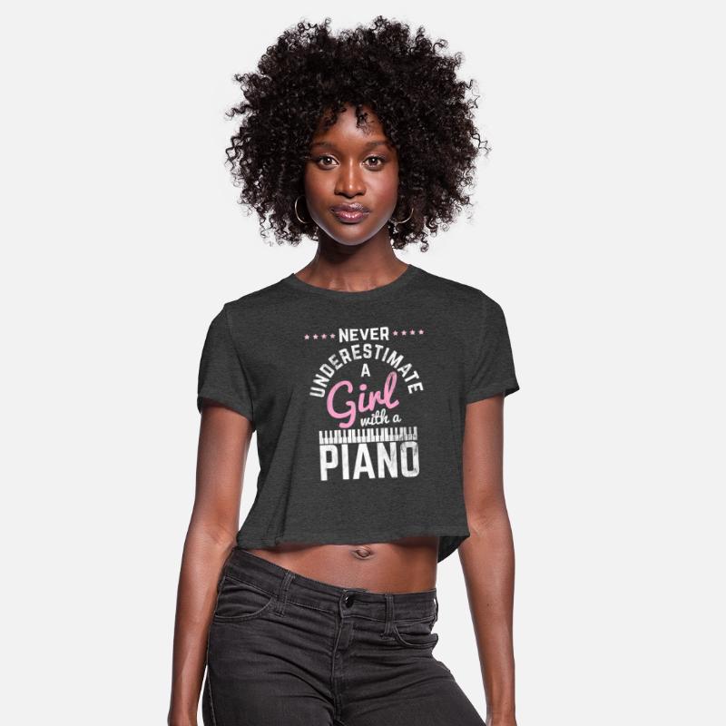 A Girl With A Piano Pianist Keys Piano