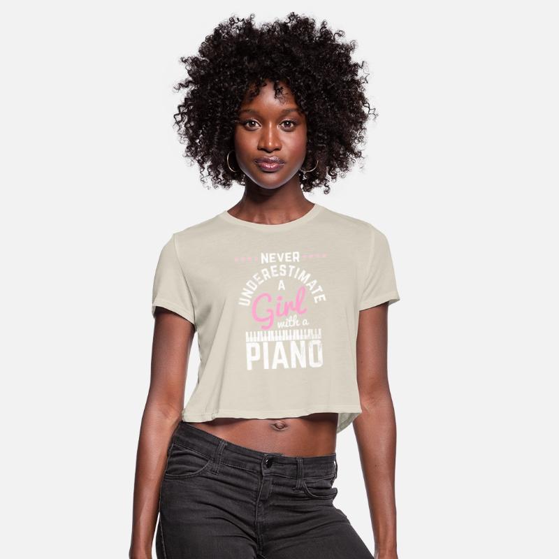 A Girl With A Piano Pianist Keys Piano