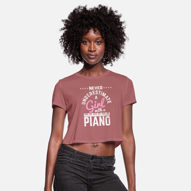 A Girl With A Piano Pianist Keys Piano