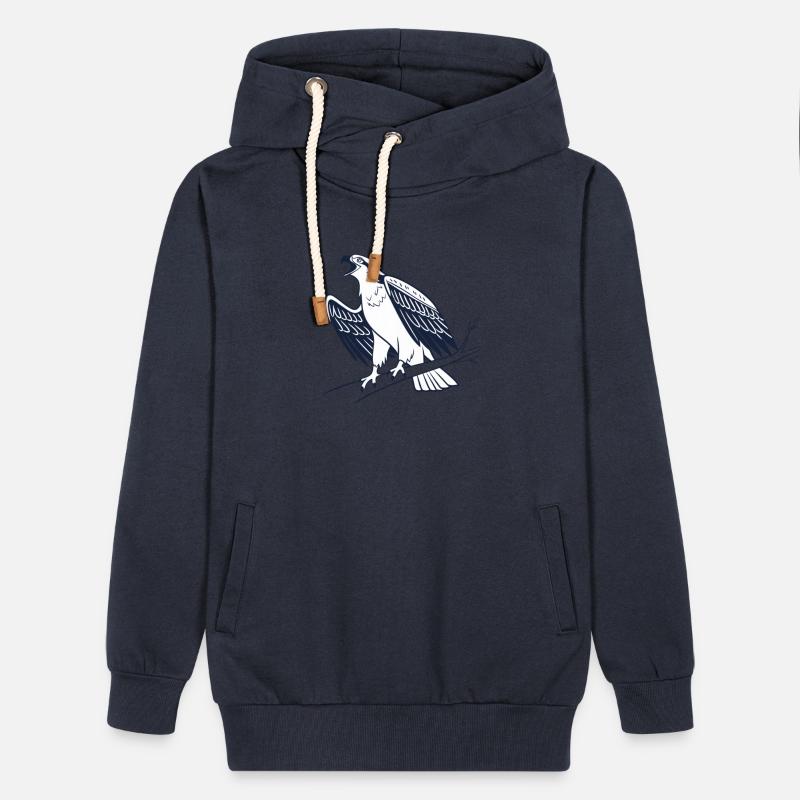 a minimalist line art of a osprey stretchin