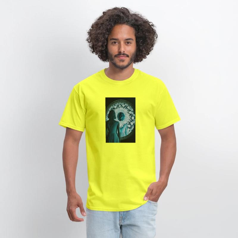 A woman that is standing in front of a mirror