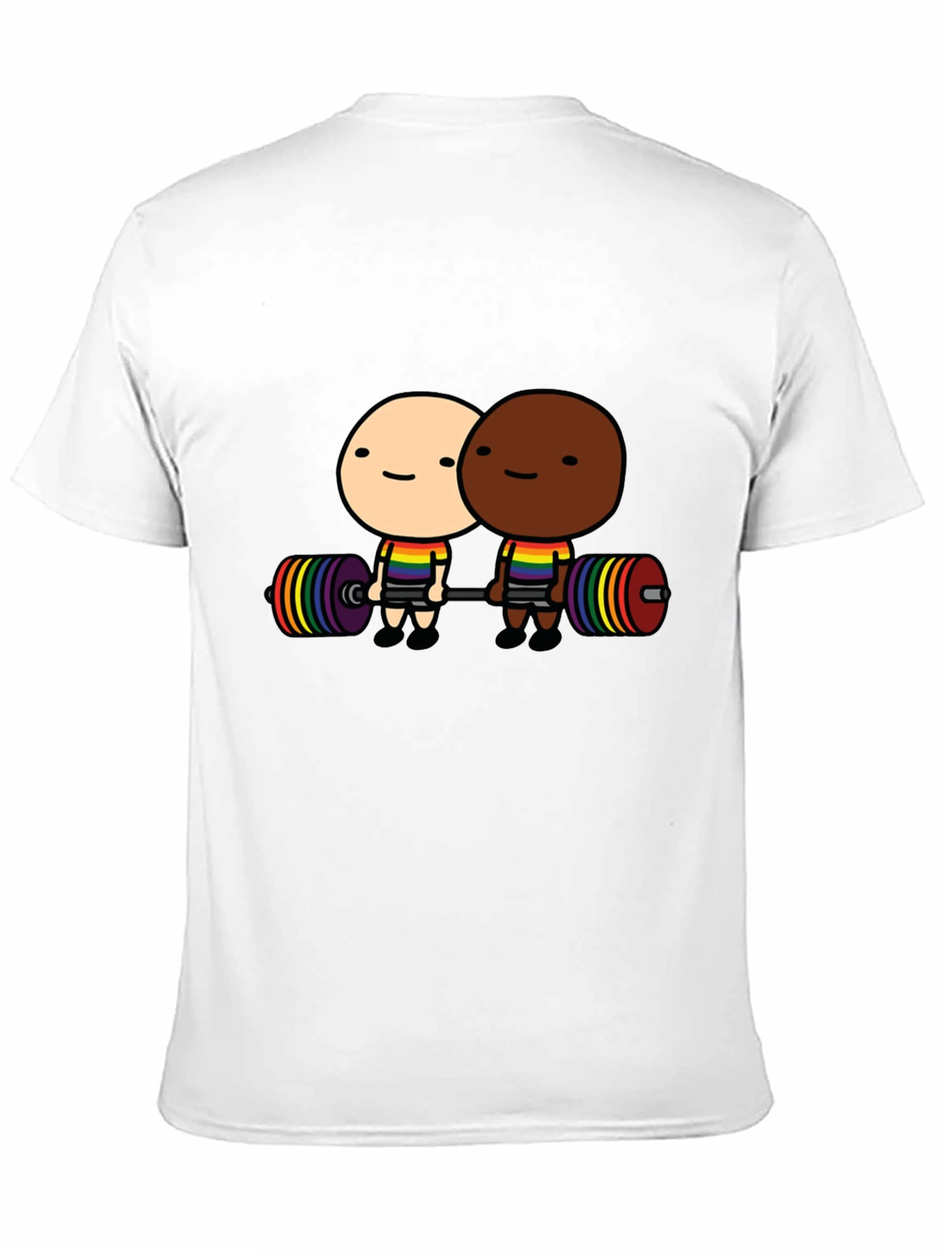 LGBTQ+ Pride Weightlifting T-Shirt
