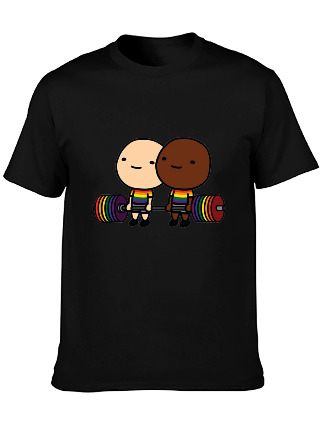 LGBTQ+ Pride Weightlifting T-Shirt