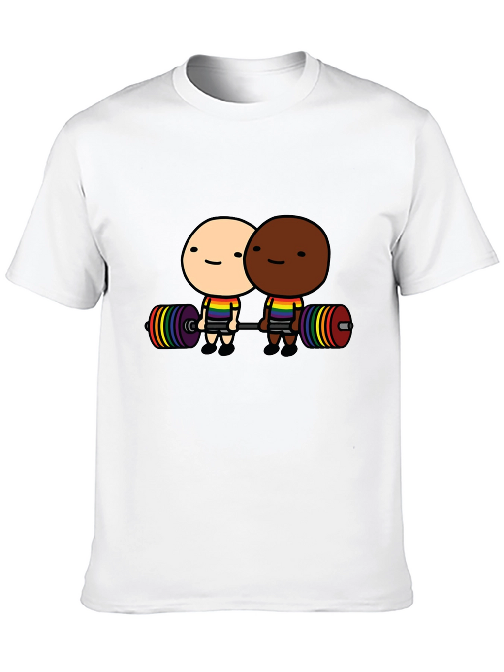 LGBTQ+ Pride Weightlifting T-Shirt