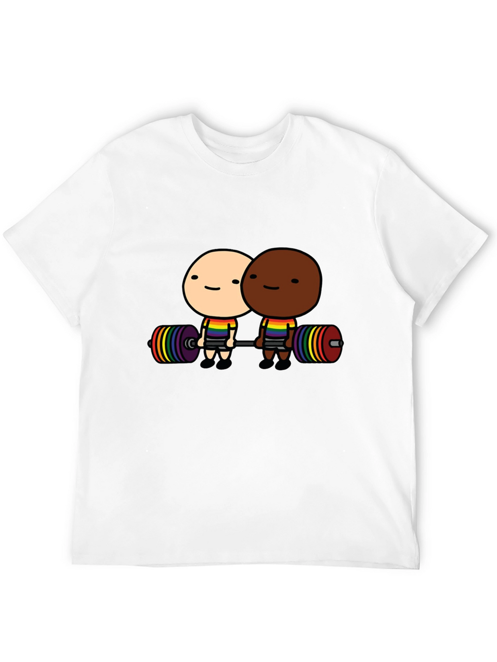 LGBTQ+ Pride Weightlifting T-Shirt