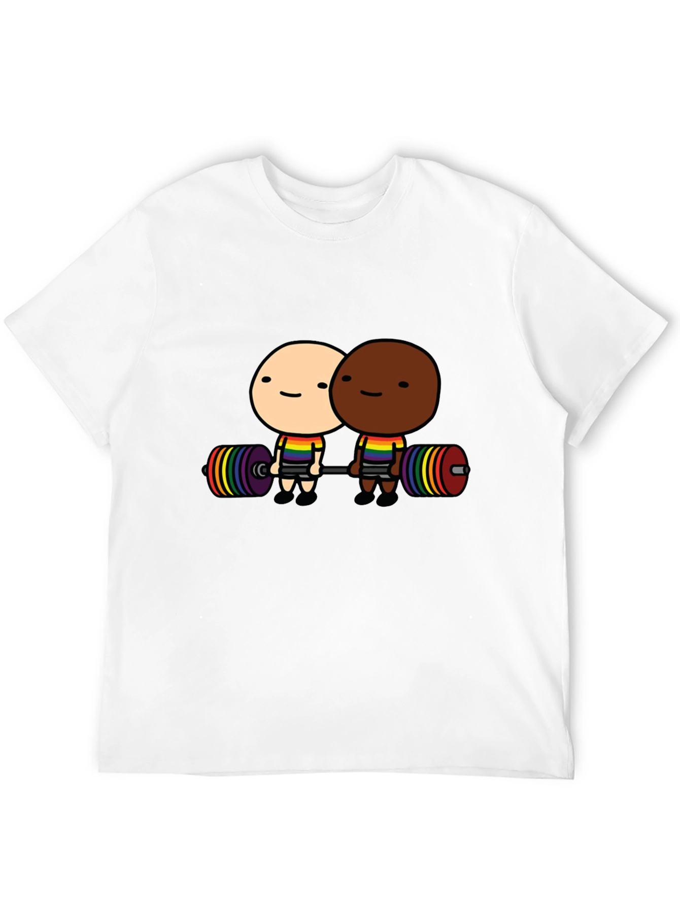 LGBTQ+ Pride Weightlifting T-Shirt
