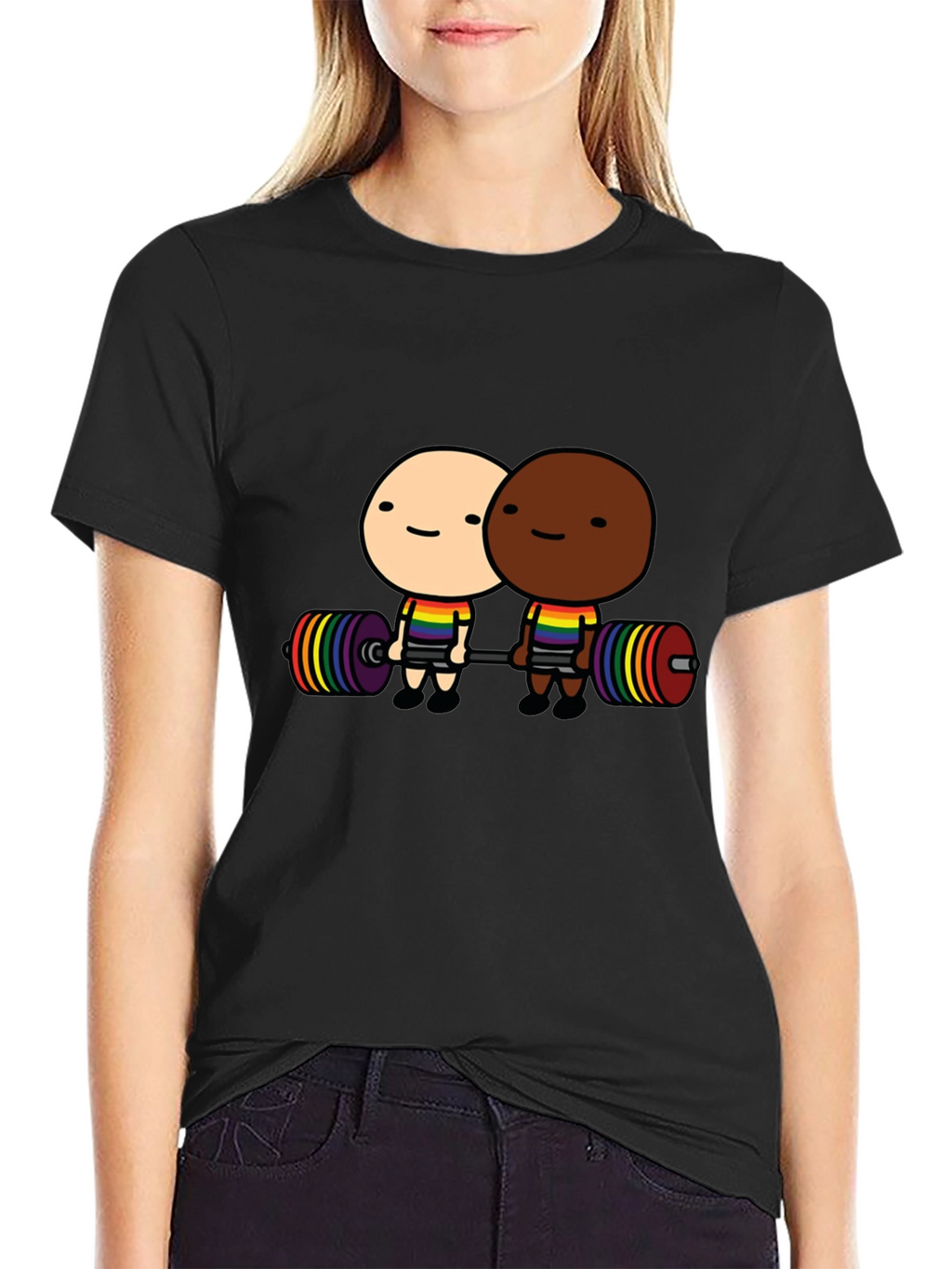 LGBTQ+ Pride Weightlifting T-Shirt