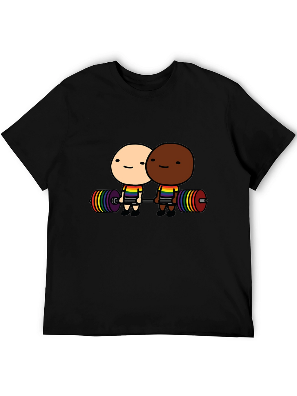 LGBTQ+ Pride Weightlifting T-Shirt