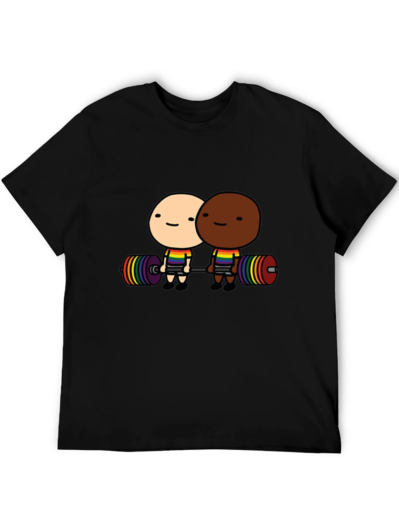 LGBTQ+ Pride Weightlifting T-Shirt