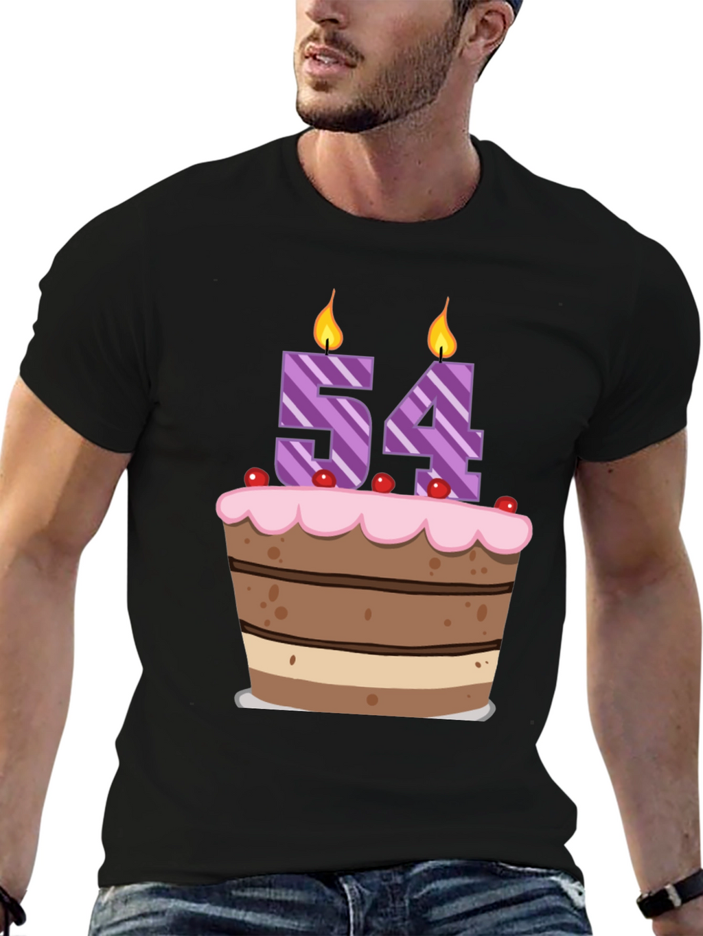 54th Birthday Cake T-Shirt