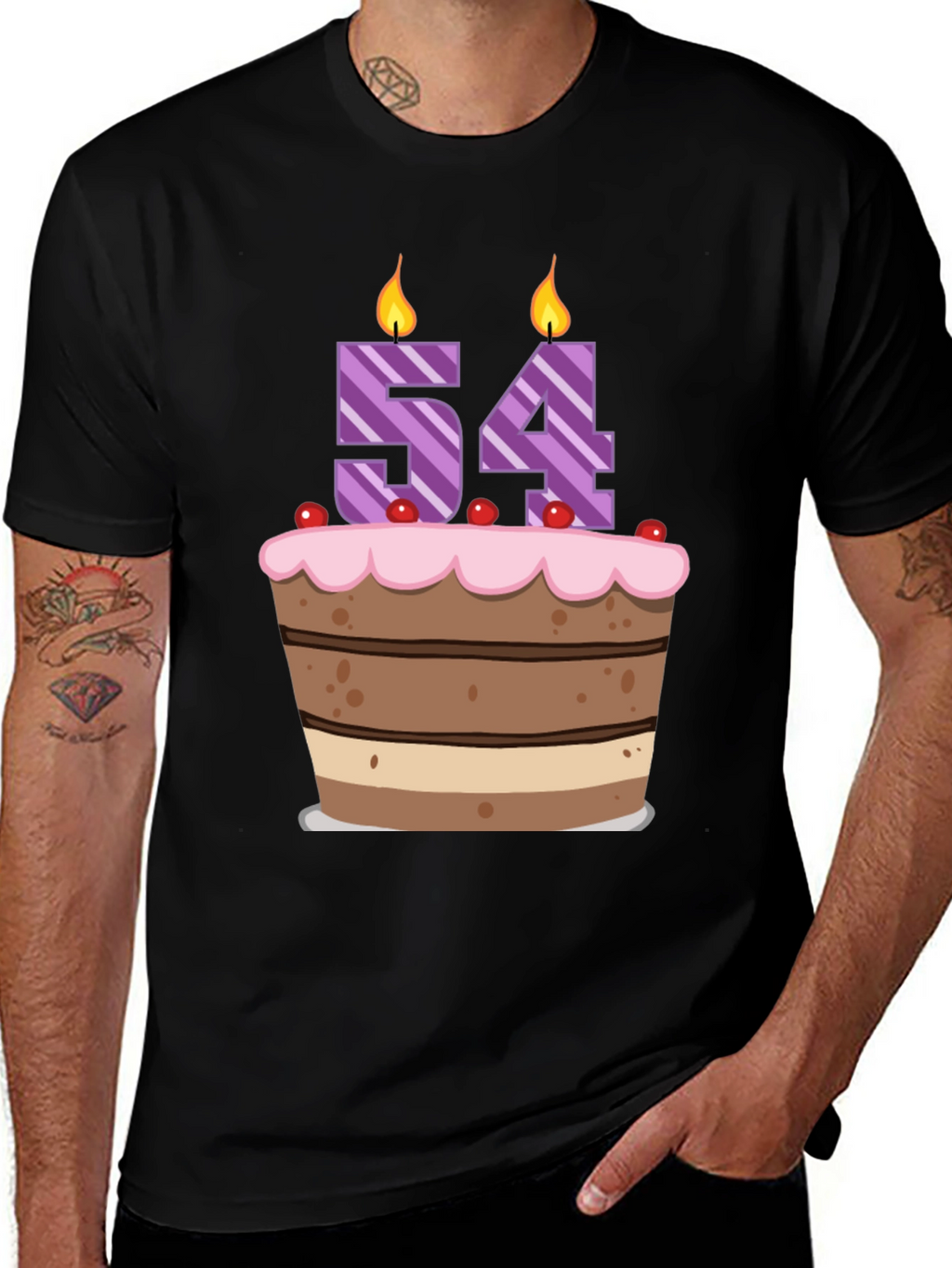 54th Birthday Cake T-Shirt