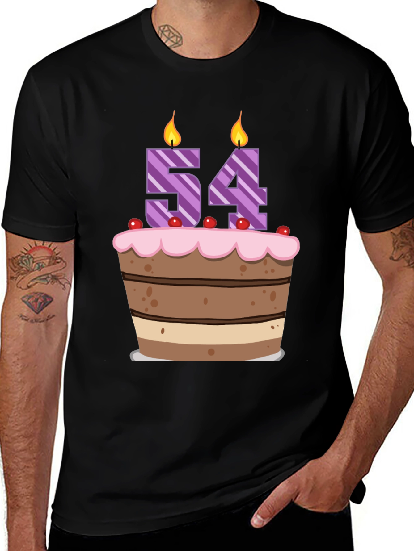 54th Birthday Cake T-Shirt