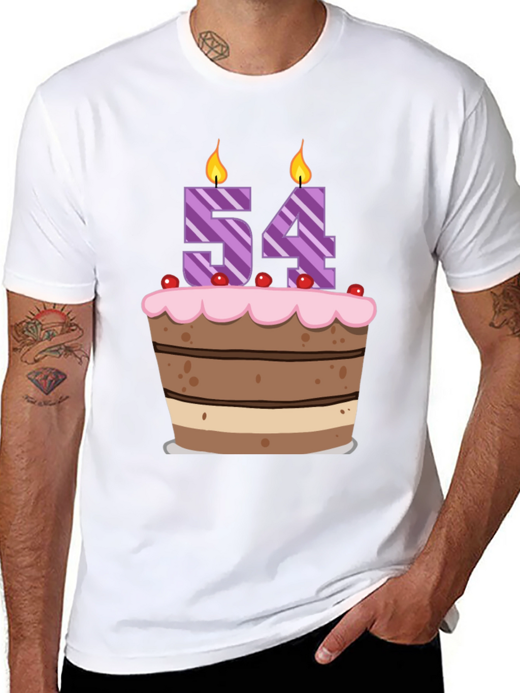54th Birthday Cake T-Shirt