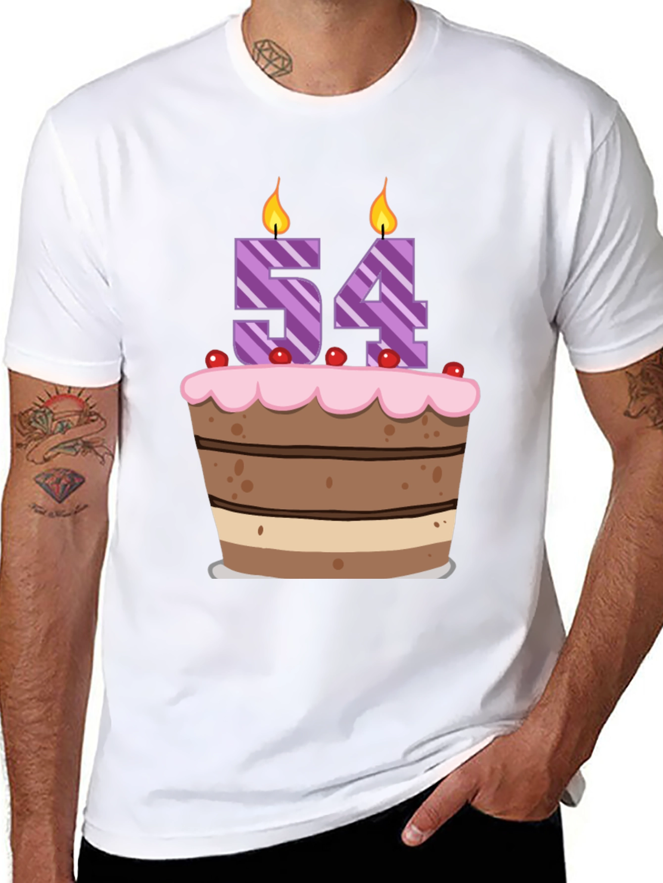 54th Birthday Cake T-Shirt