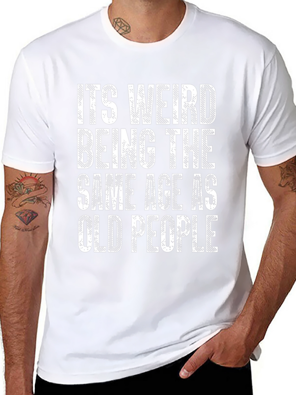 Funny Old People Graphic T-Shirt