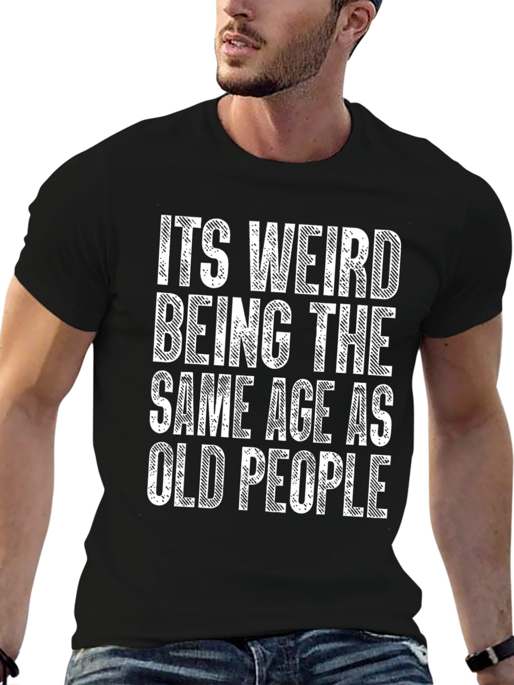 Funny Old People Graphic T-Shirt