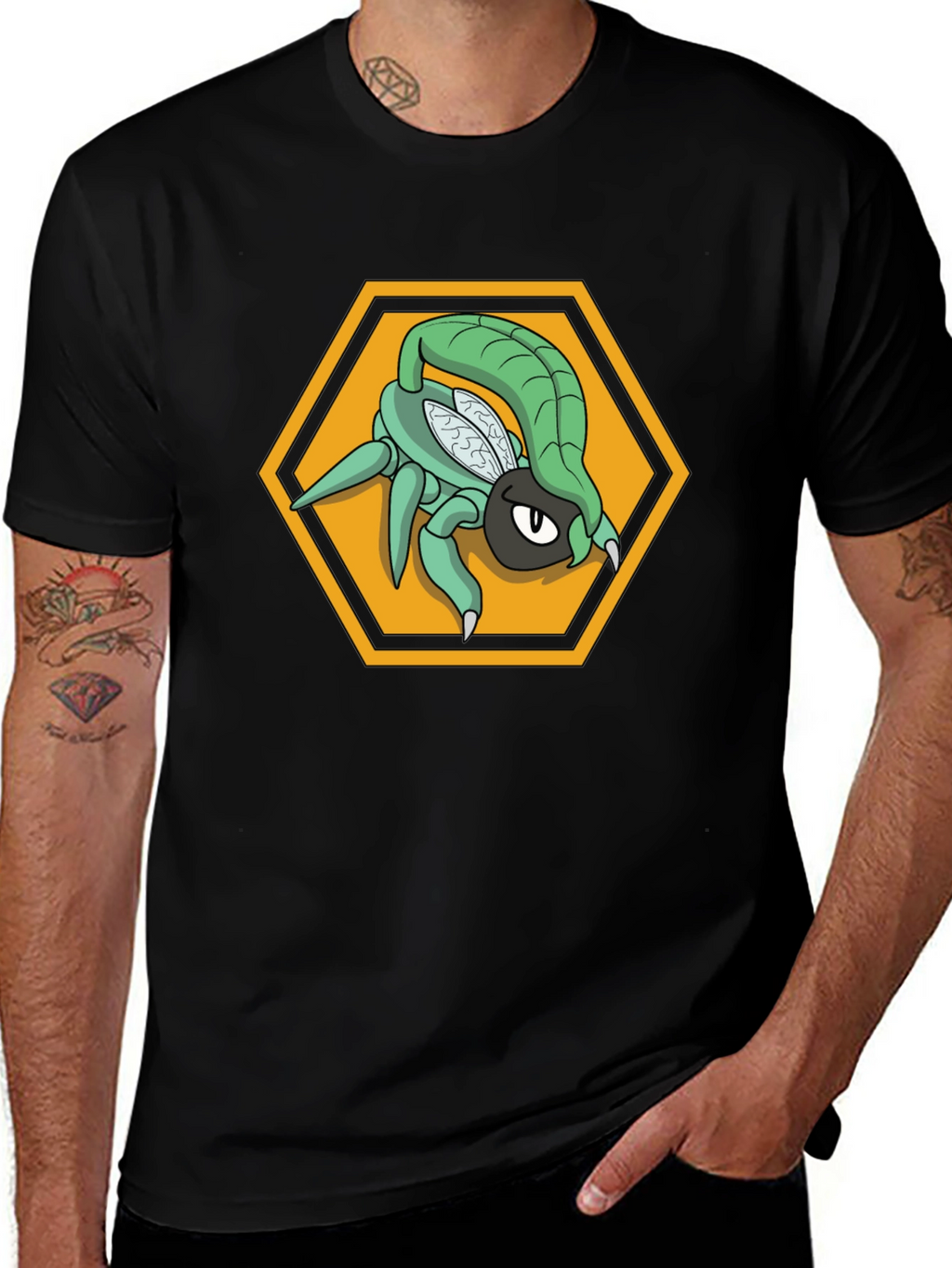 Bug Pokemon T-Shirt - Black