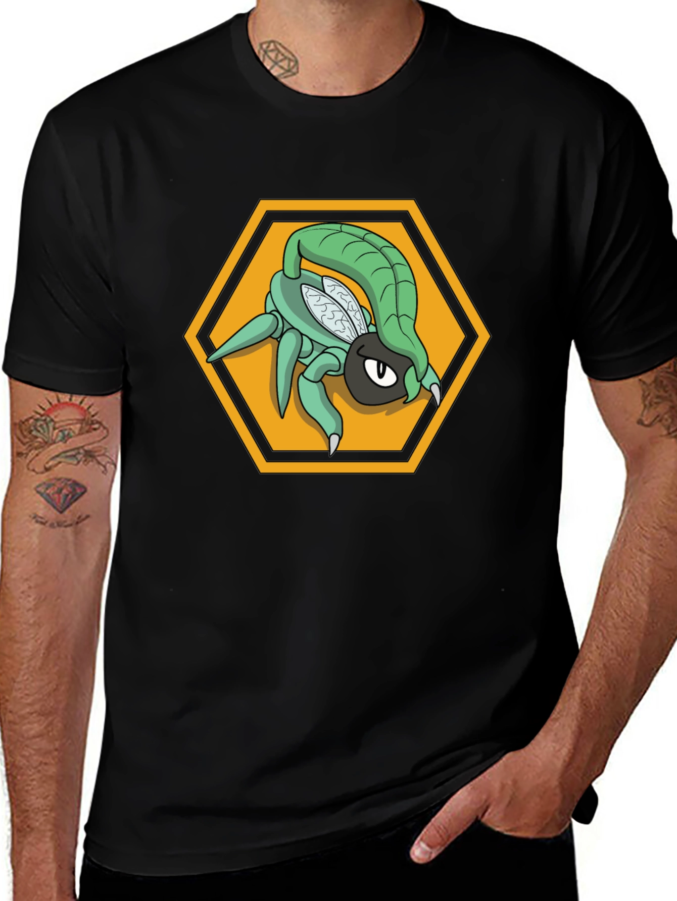 Bug Pokemon T-Shirt - Black